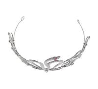 WRITWAA Wedding Crown Headdress Egyptian Bride Vintage Bridal Crowns Rhinestones for Wedding Tiara Bridal Headpieces and Party Headband for Bride Accessories and Halloween Hair