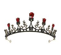 WRITWAA Wedding Hairbands Crown Hairbands Lightweight Fadeless Alloy Rhinestone Headband for Bride Celebrations with Rhinestone Jewelry Embellishments