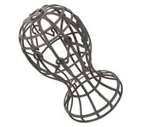 WRITWAA Wig Stand Plastic Head-shaped Display Rack with Hollow out Design Lightweight Hair Stand for Wigs and Baseball Caps Suitable for Daily Use and Cosplay