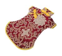 WRITWAA Wine Bottle Cover and Simple Look Chinese Style with Unique Refined Fabric Design Elegant Decorative Bottle Bag with Chic Embroidery for Wedding and Christmas