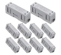 WRITWAA Wire Terminal Connectors with Reusable Design 10 Pcs Quick Splice Wire Cable Connectors and High Temperature Resistance Brass and Abs Material for Electrical Wiring