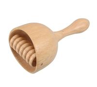 WRITWAA Wooden Swedish Torch Body Massage Cups Set, Handheld Wood Cupping Tool for Back and Facial Massage, Natural Rubber Wood Roller for Body Shaping and Muscle Relaxation