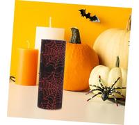 WRITWAA Yards Organza Mesh Ribbon with Glitter Spider Web Pattern Halloween Decoration Fabric DIY Crafts for Spooky Party Decor in Black and Red