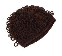 WRITWAA Yarn Boy Girl Wig Hat for Boys and Girls Warm Knit Afro Wig Design for Activities Fits Circumference for Boy Girl Months