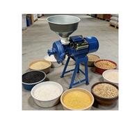 WRJAHCG Commercial Flour Grain Mill Grinder for Home,Adjustable Feed Guide, 30-80 Mesh Output,Dry Grinding Wet Grinding Electric Grain Mill,3000W Spice Grain Grinder with Funnel,Copper wire,3000W