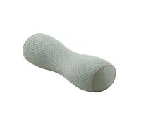 WRJAHCG Neck Support Pillow with Buckwheat, Adjustable Cylinder Bolster Pillow, Ergonomic Cervical Pillow for Sleeping in Any Sleep Position (18"X 5"),[A] Green