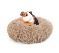 wrkfree Rabbit Bed for Indoor Bunnies Guinea Pig Bed for Guinea Pig, Bunny, Chinchilla, Ferret, Rabbit and Other Small Pets Brown