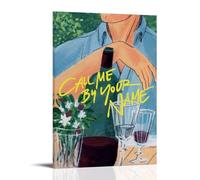 WRLIFWJXU Call Me by Your Name Poster Canvas Oil Painting Decorative Painting Art Poster Hanging Painting Home Living Room Bedroom Dining 12x18inch(30x45cm) Frame-style-26