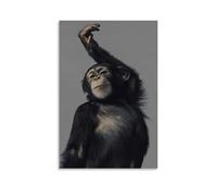 WRLIFWJXU Cute And Funny Animal Portraits (17) Poster Canvas Wall Art For Living Room Bedroom Gaming Room Office Posters 24x36inch(60x90cm) Unframe-style
