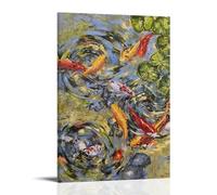 WRLIFWJXU Impressionism Surrealism Landscape PaintingPoster Canvas Wall Art For Living Room Bedroom Gaming Room Office Posters 20x30inch(50x75cm) Frame-style