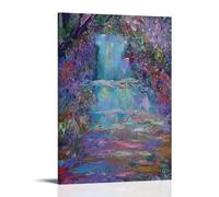 WRLIFWJXU Impressionism Surrealism Landscape PaintingPoster Canvas Wall Art For Living Room Bedroom Gaming Room Office Posters 20x30inch(50x75cm) Frame-style