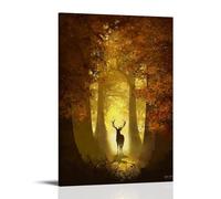 WRLIFWJXU Impressionism Surrealism Landscape PaintingPoster Canvas Wall Art For Living Room Bedroom Gaming Room Office Posters 20x30inch(50x75cm) Frame-style