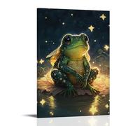 WRLIFWJXU Impressionism Surrealism Landscape PaintingPoster Canvas Wall Art For Living Room Bedroom Gaming Room Office Posters 20x30inch(50x75cm) Frame-style