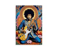 WRLIFWJXU Jimi HendrixPoster Canvas Wall Art For Living Room Bedroom Gaming Room Office Posters 16x24inch(40x60cm) Unframe-style