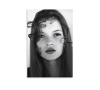 WRLIFWJXU Kate Moss Poster Canvas Oil Painting Decorative Painting Art Poster Hanging Painting Home Living Room Bedroom Dining 16x24inch(40x60cm) Unframe-style