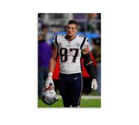 WRLIFWJXU Rob GronkowskiPoster Canvas Oil Painting Decorative Painting Art Poster Hanging Painting Home Living Room Bedroom Dining08x12inch(20x30cm) Unframe-style