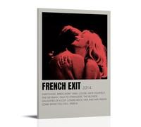 WRLIFWJXU TV Girl French ExitPoster Canvas Oil Painting Decorative Painting Art Poster Hanging Painting Home Living Room Bedroom Dining24x36inch(60x90cm) Frame-style