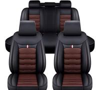 WRNHZNEW Car Leather Seat Covers Full Set for Toyota Camry Gracia XV20 4.Gen 1997-2001, Luxury Seat Cover Front Rear Seat Protectors Waterproof Soft Car Seat Comfort Premium Automotive Seat