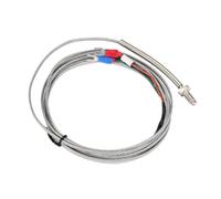 WRNT-02 M6 Screw K J Type With Wire Cable Thermocouple Temperature Sensor 1Pcs(M6 K Type 8m)