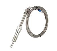 WRNT-201 1-10m M12 Type K/E/ PT100 Compression Spring Shielded Wire Thermocouple 1Pcs(K Type 8M)