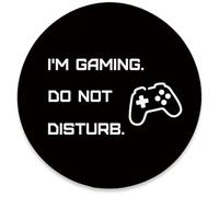 WRNZL Gaming Gifts for Men Boys, Game Themed Round Small Non-Slip Mouse Mat Desk Accessories for Christmas Birthday Back To School Graduation Valentine Fathers Day Stocking Stuffer Gifts