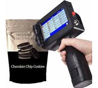 Wrobelax Handheld Inkjet Printer, Handheld Printer Portable with 4.3 Inch Touch Screen Quick-Drying Inkjet Coding Machine for Expire Date, Barcode, QR-Code, Logo, Batch Series Number