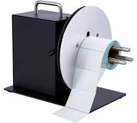 Wrobelax Label Rewinder Machine, 1-3inch Two-Way Label Rewinder Machine, 1-8 Inches/Second Speed Adjustable and Synchronised with The Printer, 185mm Baffle Diameter, for 25~76mm Paper Core