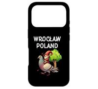 Wroclaw Poland Gnome Pigeon Design Case for iPhone 17 Pro