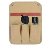 Wrohto Camping Chair Armrest Storage Bag, Large Capacity Side Storage Bag, Beach Chair Storage Bag, Lightweight Canvas Fishing Chair Storage Bag, Armrest Storage for Outdoor Chair