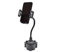 Wrohto Cup Holder Phone Mount, Adjustable Cellphone Cradle, 2 in 1 Bendable Expandable Base, Secure Fit for All Phone Models, Ideal for Car and RV Driving, 12.99 inches