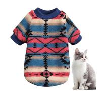 Wrohto Dog Pullover Sweatshirt | Thick Puppy Pullover Sweatshirt | National Style Puppy Sweatshirt, Winter Pet Clothing For Small Dog, Large Cat, Puppy