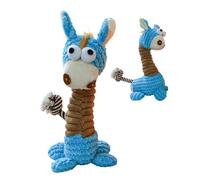 Wrohto Plush Dog Toy, Cute Giraffe Plush Toy, Squeaky Dog Toys, Puppy Teething Toys, Stuffed Animal Dog Toys, Interactive Pet Chew Toys, Indoor Cats Toys, Chew Toys for Puppies, Soft Plush Pet Toys
