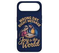 Wrong Day, Right Message. Joy to this World Case for iPhone Air