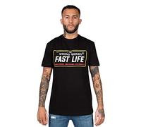 Wrong Friends Men's Fast Life T-Shirt, Black, 3XL