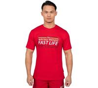 Wrong Friends Men's Fast Life T-Shirt, Red, M