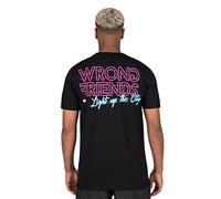 Wrong Friends Men's Light Up The City T-Shirt, Black, 3XL