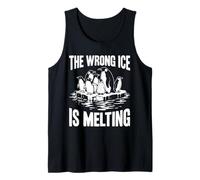 Wrong ICE is Melting Human Rights Protest Men Women Penguin Tank Top