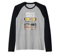 Wrong On So Many Levels Funny Spirit Bubble Level Pun Joke Raglan Baseball Tee