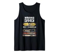 Wrong On So Many Levels Funny Spirit Bubble Level Pun Joke Tank Top