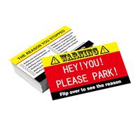 Wrong Parking Cards - Ridiculous Parking Jokes | 50 Reasons For Multiple Breaches Funny Parking Violation Tickets, Parking Breach Cards Peer Adults