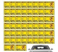 Wrong Parking Stickers - You Park Like An Idiot Cards, Parking Tickets, Fake Traffic Tickets | 50 x Funny Cards You Parked Like A