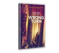 Wrong Turn Posters Classic Thriller Movie Vintage Film 3 Canvas Poster Wall Art Decor Print Picture Paintings for Living Room Bedroom Decoration 12x18inch(30x45cm)