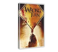 Wrong Turn Posters Classic Thriller Movie Vintage Film 5 Canvas Poster Bedroom Decor Landscape Office Room Decor Gift 20x30inch(50x75cm)