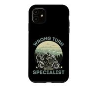 Wrong Turn Specialist Motorcycle Adventure ADV Biker Vintage Case for iPhone 11