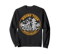 Wrong Turn Specialist Motorcycle Adventure ADV Biker Vintage Sweatshirt