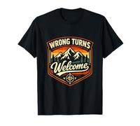 Wrong Turns Welcome | Travel Adventure T-Shirt