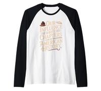 Wrote Chapters of American History Hispanic Heritage Raglan Baseball Tee