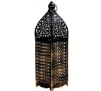Wrought Iron Decorative Lantern Unique Craftsmanship for Atmospheric Lighting Experiences (L)