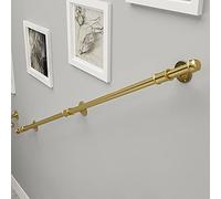 Wrought Iron Handrail for Indoor/Outdoor Stairs WallMounted Metal Railing DisabilityFriendly Design for Kids & Seniors Ideal for Lofts & Villas Bar Kit Included