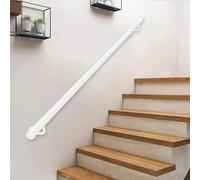 Wrought Iron Handrails｜1ft - 20ft Modern Staircase Handrail Wall Mounted Hand Grab Rail with Brackets｜Non-Slip Stair Banister Railing Safety Corridor Support Rods(14ft/420cm)